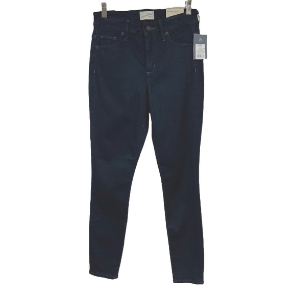Universal Thread Skinny Jeans‎ Womens Size 2/26R Dark Blue High Rise Stretch NEW - Picture 2 of 8